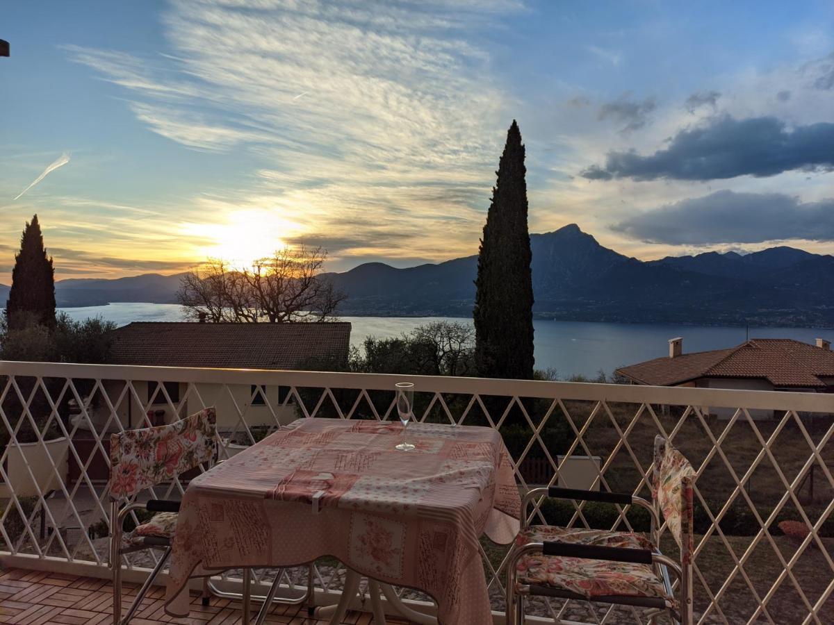 Ferienwohnung Garda Panoramic House Albisano Exterior foto
