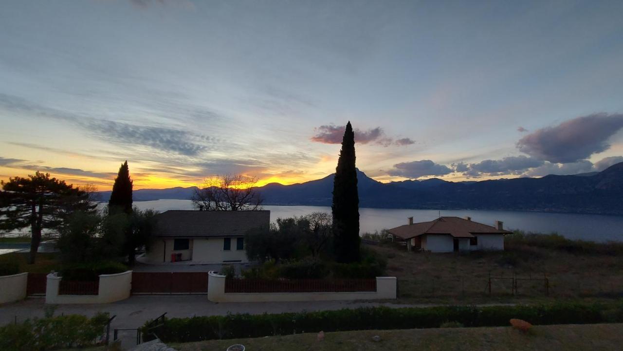 Ferienwohnung Garda Panoramic House Albisano Exterior foto