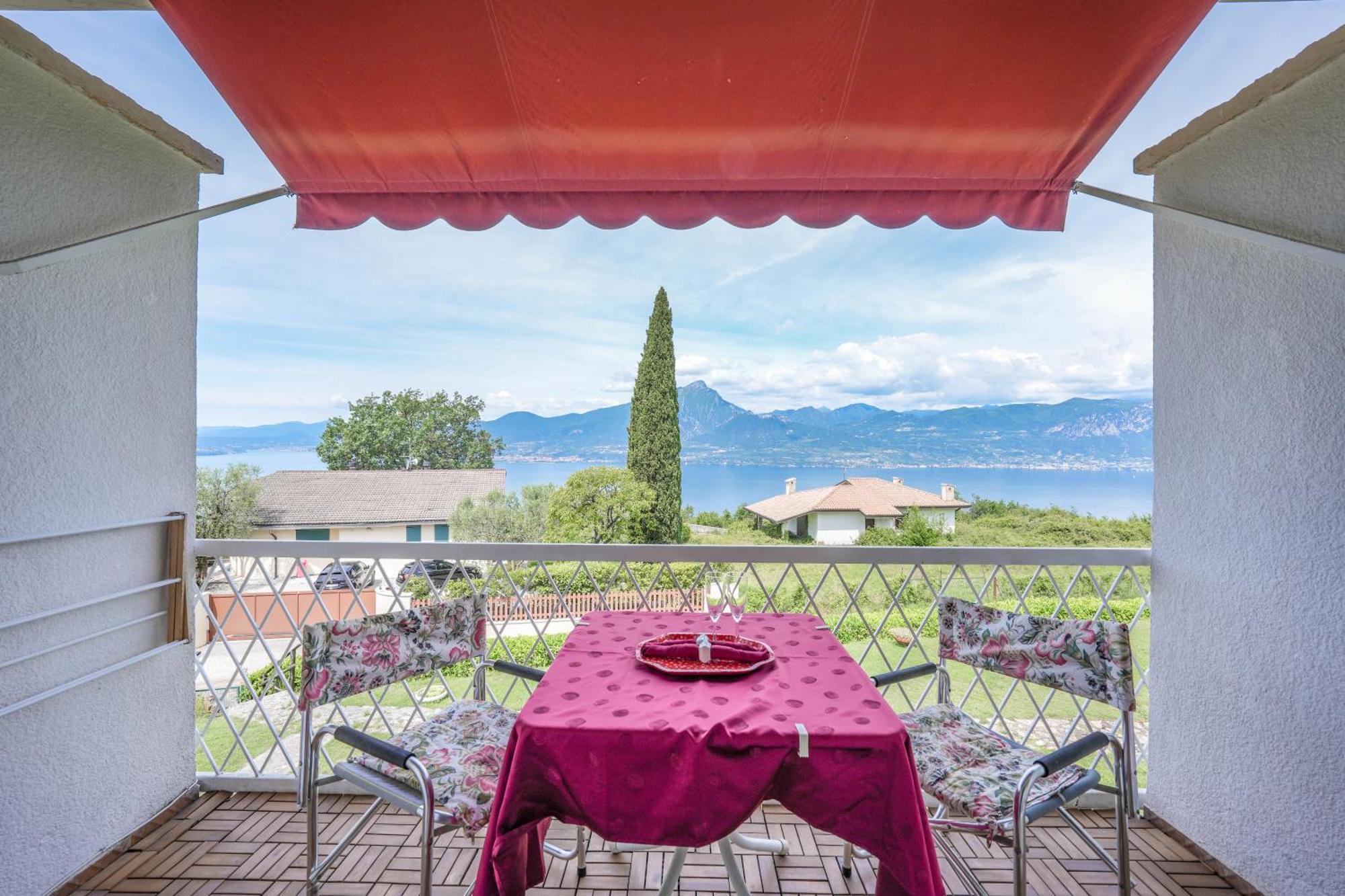 Ferienwohnung Garda Panoramic House Albisano Exterior foto