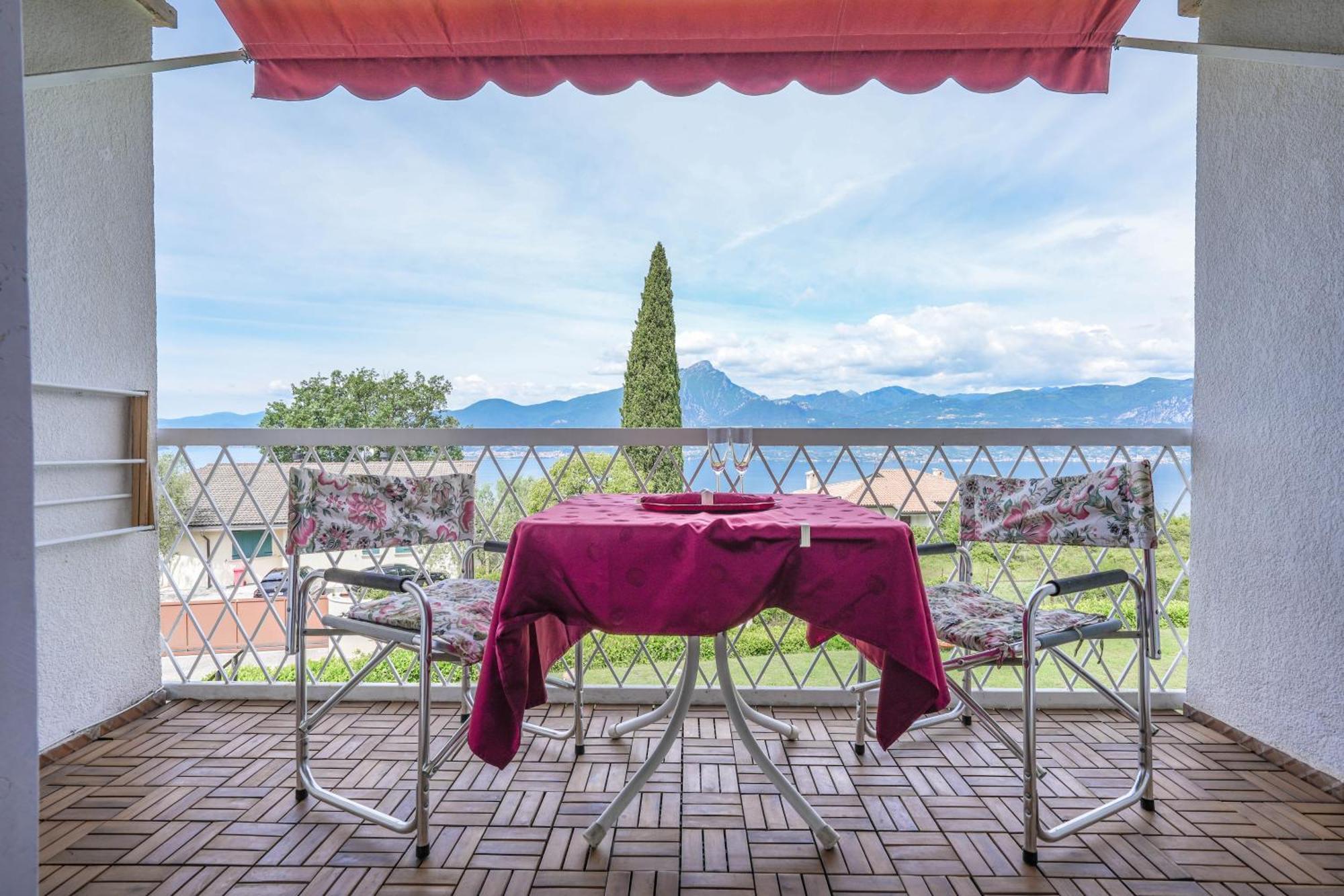 Ferienwohnung Garda Panoramic House Albisano Exterior foto
