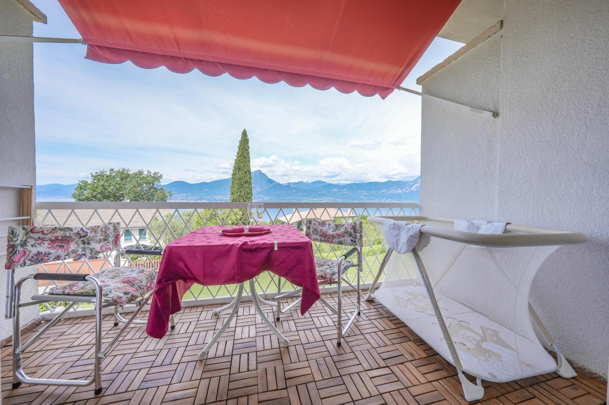 Ferienwohnung Garda Panoramic House Albisano Exterior foto